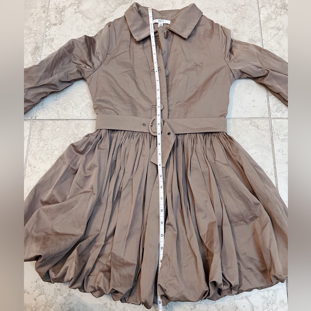 Repetto trench Belted Dress Coat - Picture 4 of 6